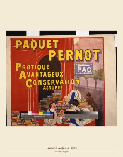 Leonetto Cappiello — Biscuits Pernot (1905)