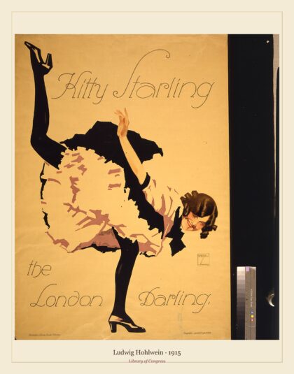 Ludwig Hohlwein — Kitty Starling, the London darling (1915)