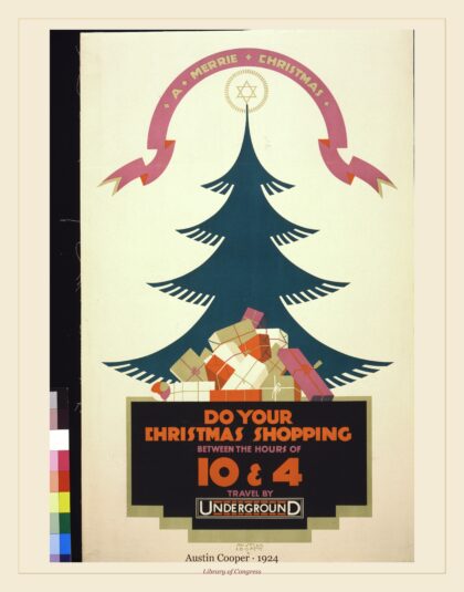 Austin Cooper — A Merrie Christmas by Underground (1924)
