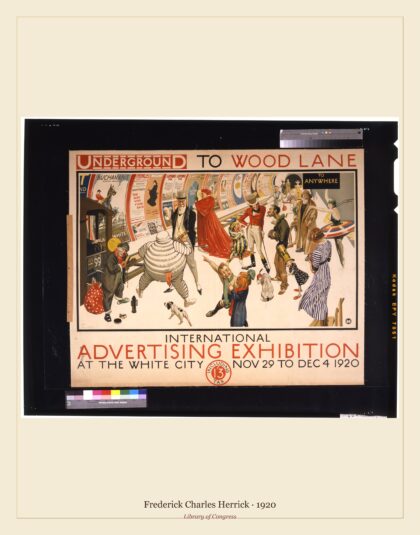 Frederick Charles Herrick — Underground to Wood Lane (1920)