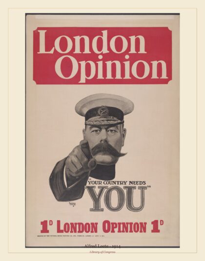 Alfred Leete — London opinion "Your country needs you" (1914)