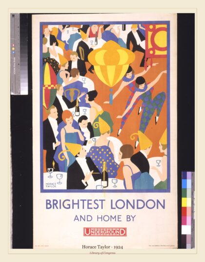Horace Taylor — Brightest London by Underground (1924)