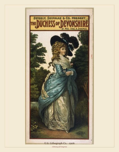 U.S. Lithograph Co. — The Duchess of Devonshire (1906)