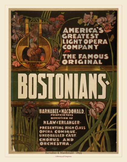Barnabee & MacDonald — The Bostonians Light Opera Company (1899)