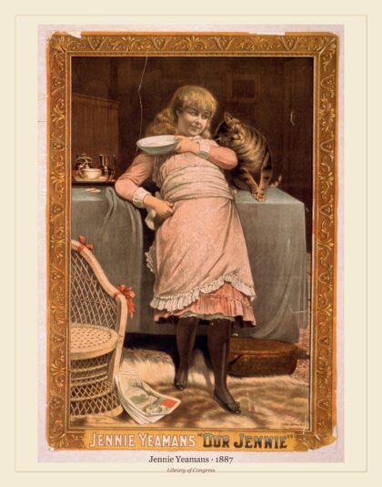 Jennie Yeamans — Jennie Yeamans "Our Jennie" (1887)