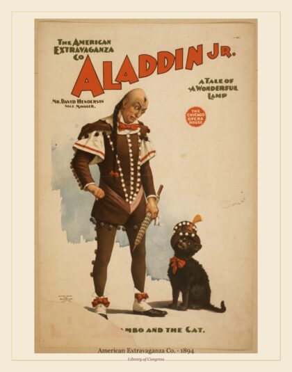 American Extravaganza Co. — Aladdin Jr. a tale of a wonderful lamp (1894)