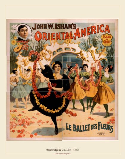 Strobridge & Co. Lith — John W. Isham's Oriental America (1896)