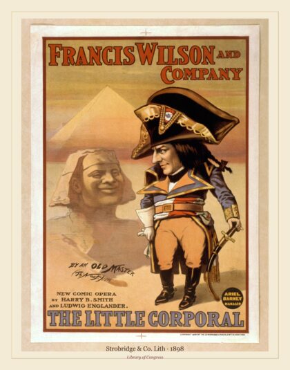 Strobridge & Co. Lith — The little corporal new comic opera (1898)