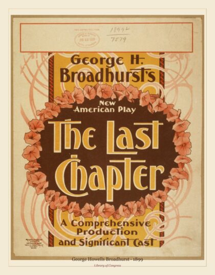 George Howells Broadhurst — and significant cast (1899)