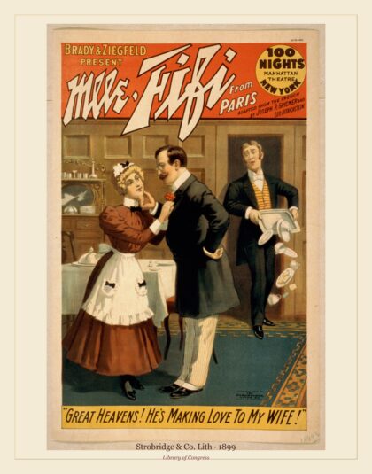 Strobridge & Co. Lith — Mlle. Fifi from Paris adapted (1899)