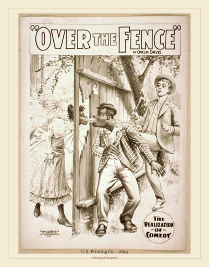 U.S. Printing Co. — Over the fence by Owen Davis (1899)