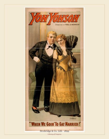 Strobridge & Co. Lith — Yon Yonson (1899)