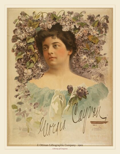 J. Ottman Lithographic Company — Georgia Cayvan (1901)