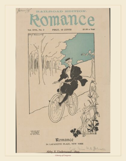 Abby, E. Underwood — Romance [for] June. Railroad edition (1895)