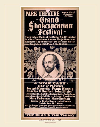 U.S. Printing Co. — Grand Shakespearian festival (1898)