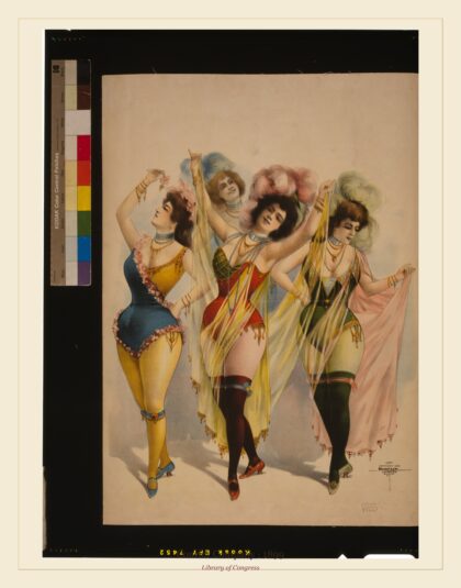 Courier Company — Women wearing brief costumes (1899)