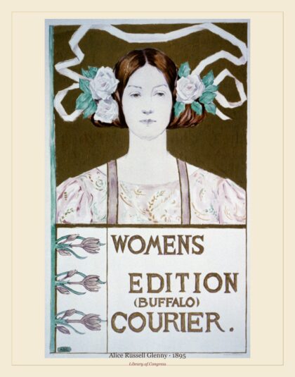 Alice Russell Glenny — Women's edition (Buffalo) Courier (1895)