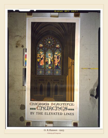 O. R.Hanson — Chicago's beautiful churches by the elevated lines (1923)