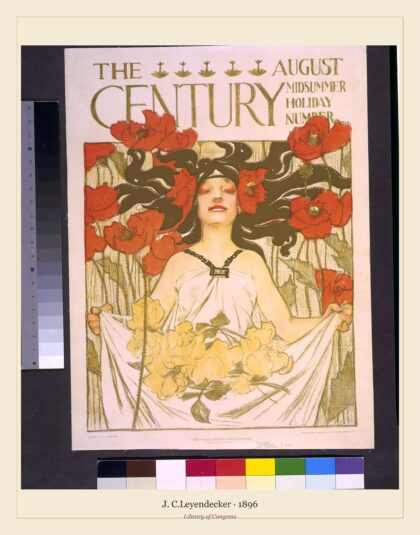 J. C.Leyendecker — The August Century. Midsummer holiday number (1896)