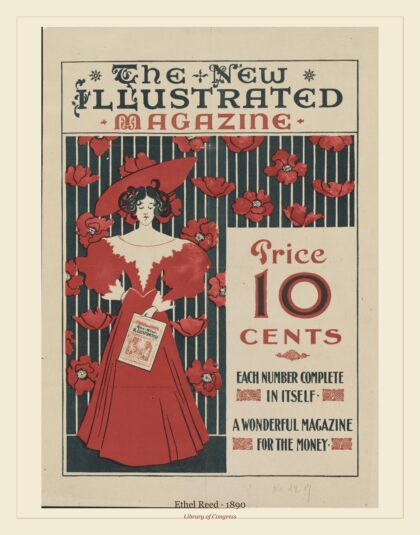 Ethel Reed — The New Illustrated magazine (1890)