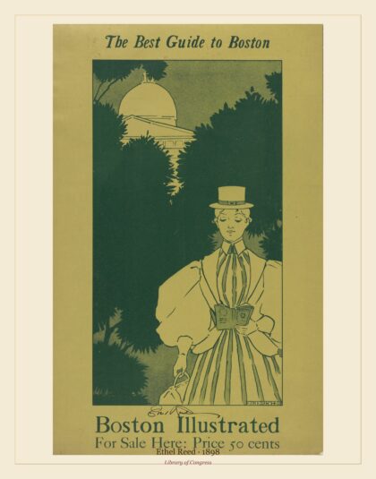 Ethel Reed — The best guide to Boston. Boston illustrated for sale here (1898)
