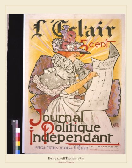 Henry Atwell Thomas — L'Eclair - journal politique independant (1897)