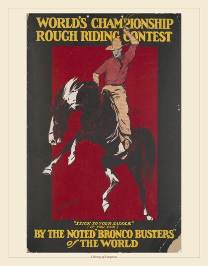 George Ford Morris — World's championship rough riding contest (1903)