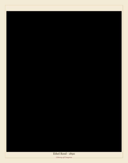 Ethel Reed — A Virginia Cousin & Bar Harbor Tales (1890)