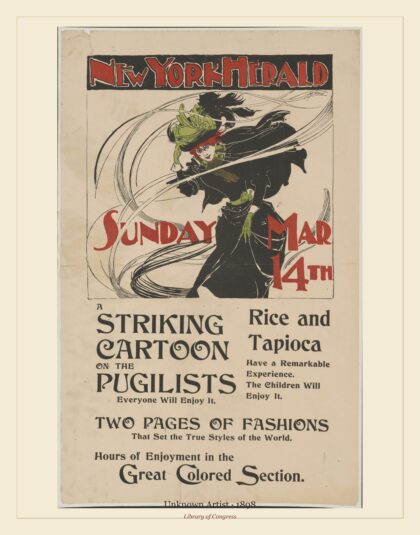 Unknown Artist — New York Herald, Sunday, Mar. 14th (1898)