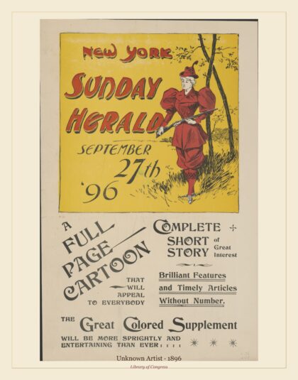 Unknown Artist — New York Sunday Herald September 27th '96 (1896)