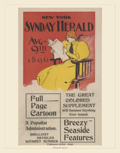 Unknown Artist — New York Sunday Herald Aug 9th 1896 (1896)