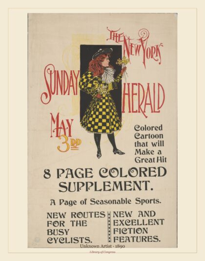 Unknown Artist — The New York Sunday Herald May 3rd (1890)