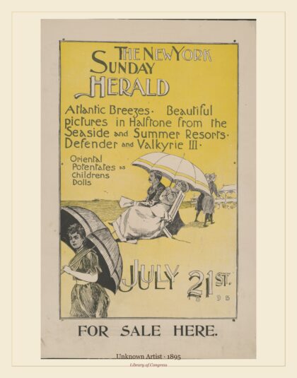 Unknown Artist — The New York Sunday Herald July 21st. 1895 (1895)