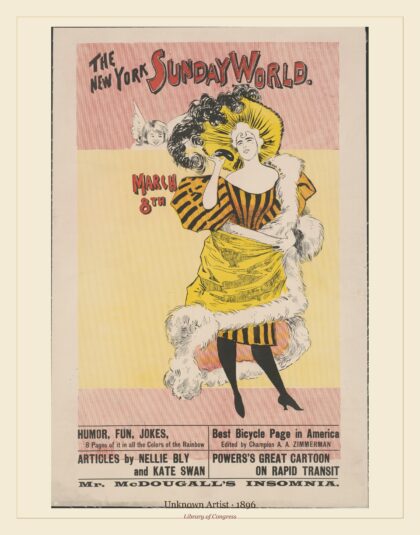 Unknown Artist — The New York Sunday World March 8th (1896)