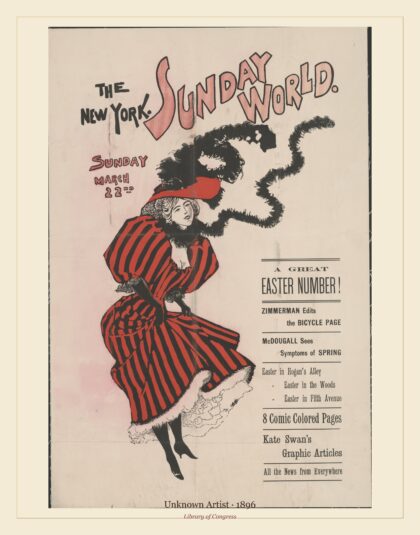 Unknown Artist — The New York Sunday World March 22nd (1896)