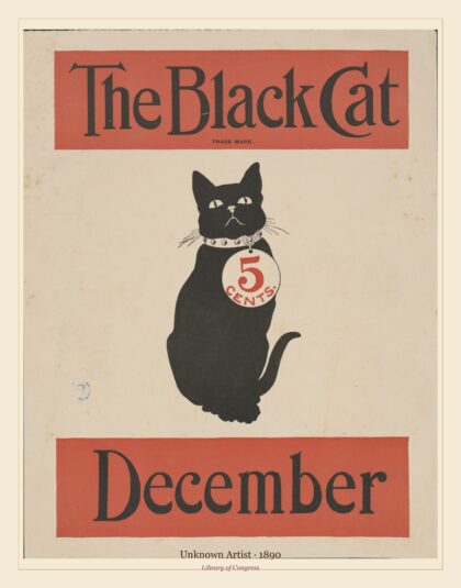 Unknown Artist — The Black Cat, December (1890)