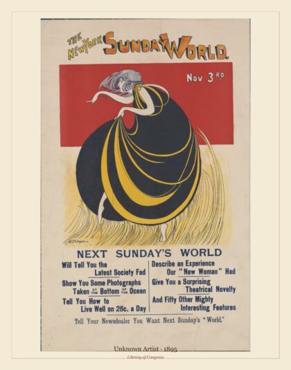 Unknown Artist — The New York Sunday World, Nov. 3rd (1895)