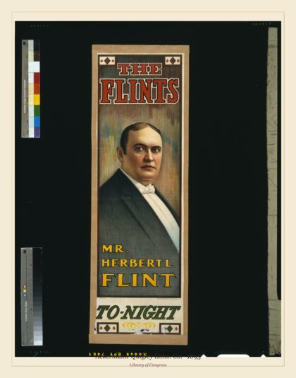 Ackermann-Quigley Litho. Co. — The Flints to-night (1895)