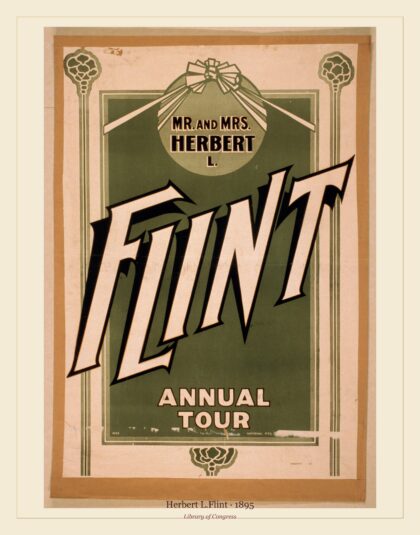 Herbert L.Flint — Mr. & Mrs. Herbert L. Flint annual tour (1895)