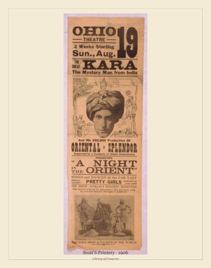 Scott'S Printery — of Oriental-splendor supported (1906)