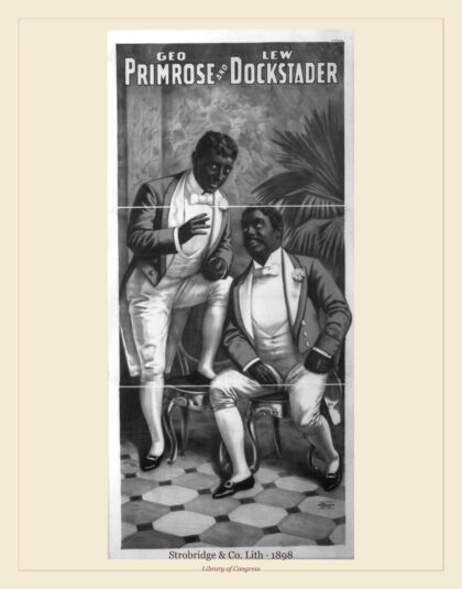 Strobridge & Co. Lith — Geo. Primrose and Lew Dockstader (1898)