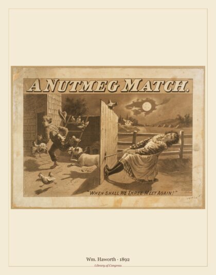 Wm. Haworth — A nutmeg match written by Wm. Haworth, author of The Ensign (1892)