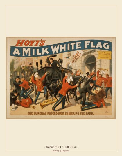 Strobridge & Co. Lith — Hoyt's A milk white flag (1894)