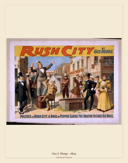 Gus J. Heege — Rush City by Gus Heege (1894)
