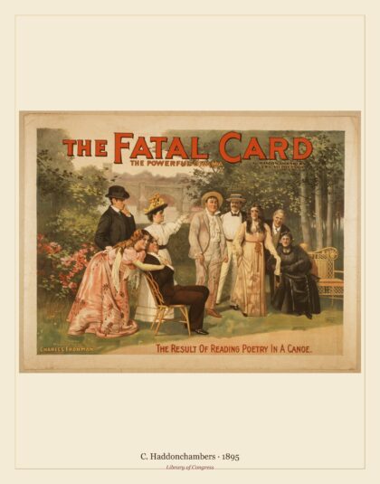 C. Haddonchambers — The fatal card the powerful drama (1895)