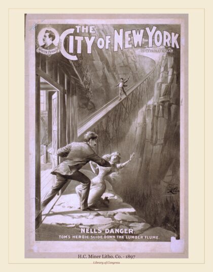 H.C. Miner Litho. Co. — The city of New York by Walter Fessler (1897)