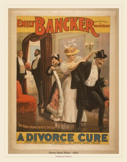 Harry Saint Maur — A divorce cure (1897)