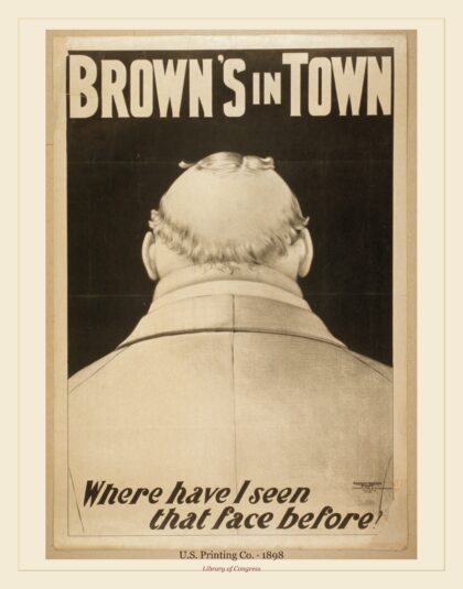U.S. Printing Co. — Brown's in town (1898)