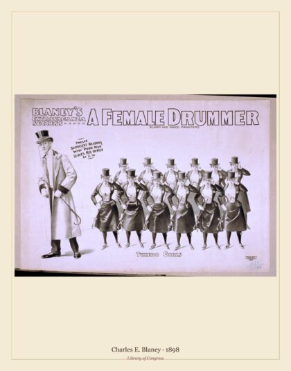 Charles E. Blaney — Blaney's extravaganza success, A female drummer (1898)
