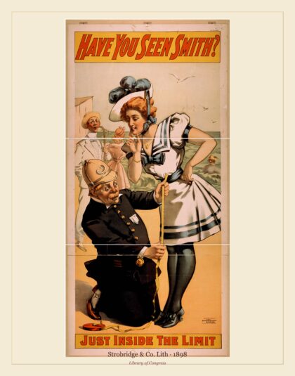 Strobridge & Co. Lith — Have you seen Smith? (1898)